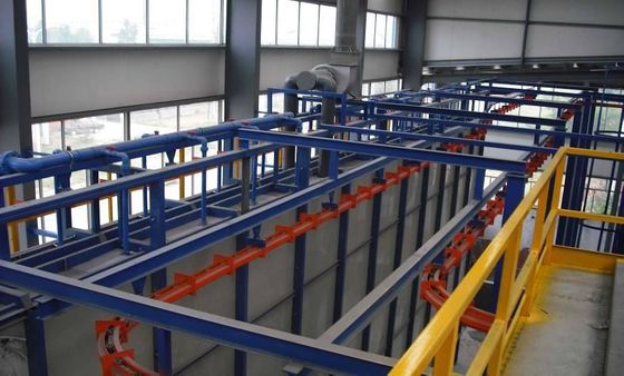 Ποιότητα  Horizontal Automatic Powder Coating Line Equipment 380V Spraying εργοστάσιο