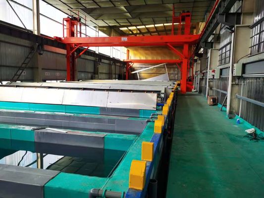 Καλή τιμή 80 Tons/Month Semi-Automatic Hard Anodizing Line for Black Anodized Aluminum Parts Διαδικτυακά