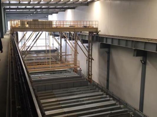 Αυτοματοποιημένη κάθετη γραμμή υποβολής σε ανοδική οξείδωση με το σύστημα βασανισμού Manaul