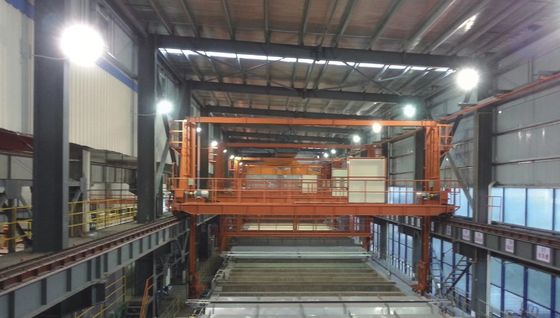 Αυτοματοποιημένη κάθετη γραμμή υποβολής σε ανοδική οξείδωση με το σύστημα βασανισμού Manaul