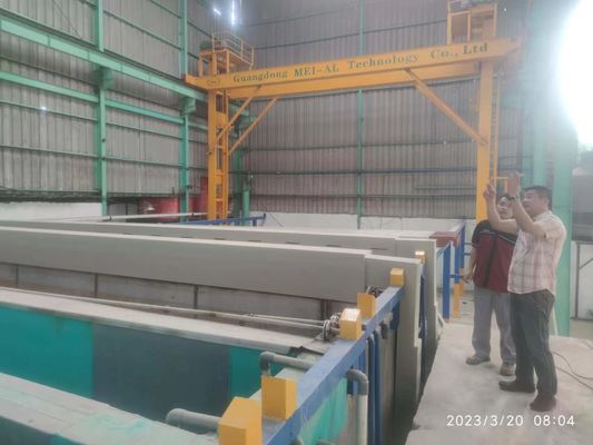 Χειροκίνητο σύστημα ραφιών 380V Aluminium Anodizing Line 750T/Month