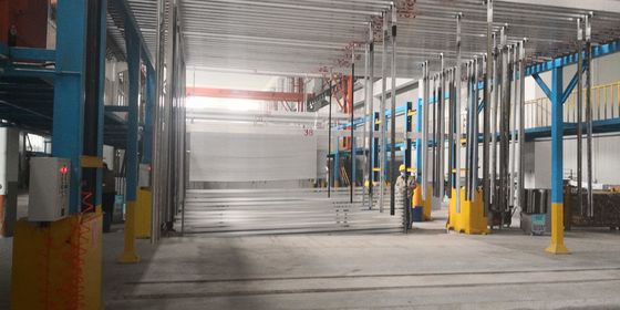 Οριζόντια αυτοματοποιημένη παραγωγή εξοπλισμού 1500T/Month γραμμών υποβολής σε ανοδική οξείδωση