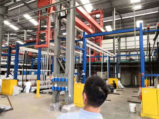 Αυτοματοποιημένη δύναμη υποβολής σε ανοδική οξείδωση γραμμών γραμμή Anodiding διαδικασίας οριζόντια