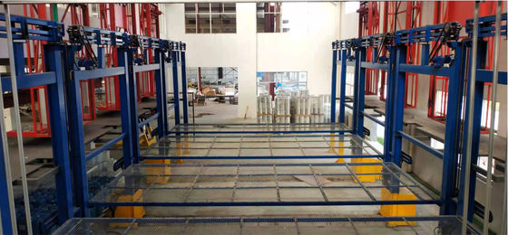 Αυτοματοποιημένη δύναμη υποβολής σε ανοδική οξείδωση γραμμών γραμμή Anodiding διαδικασίας οριζόντια