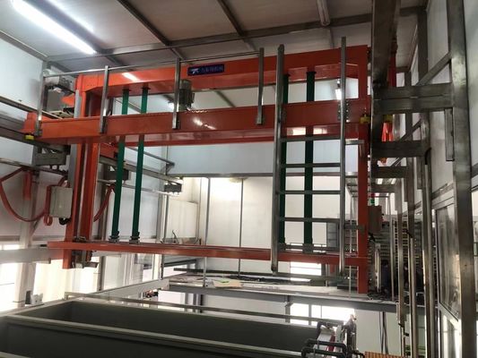 Αυτόματη παραγωγή διαδικασίας 750T/Month επεξεργασίας γραμμών υποβολής σε ανοδική οξείδωση