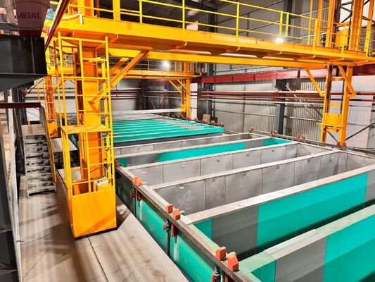 Καλή τιμή 6063 6061 7075 Γραμμή παραγωγής ανωτισμού κράματος αλουμινίου για την επεξεργασία επιφάνειας ηλιακού πλαισίου αλουμινίου σε απευθείας σύνδεση