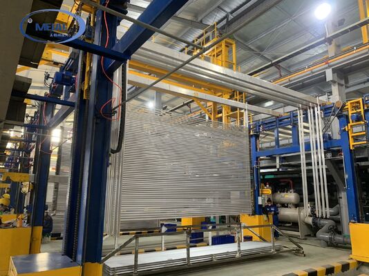 Καλή τιμή Επαγγελματική Γραμμή Παραγωγής Ανοδίωσης Αλουμινίου 2000T/M για Αλουμίνιο 6063 6061 με Προσαρμοσμένο Σχεδιασμό σε απευθείας σύνδεση