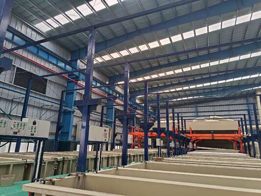Καλή τιμή 450T/μήνα Οριζόντια Γραμμή Παραγωγής Ηλεκτροφόρησης Οξείδωσης με Μέγιστο Μήκος Προφίλ 6500mm και Ρυθμιζόμενο Πάχος Φιλμ 8-12μm σε απευθείας σύνδεση