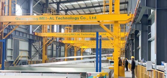 Καλή τιμή Αυτόματη γραμμή παραγωγής ανωτισμού αλουμινίου 800 τ/μήνα με προσαρμόσιμα μεγέθη 1-6500 mm και εξαιρετική αντοχή στην τριβή εξοπλισμός επεξεργασίας επιφάνειας σε απευθείας σύνδεση