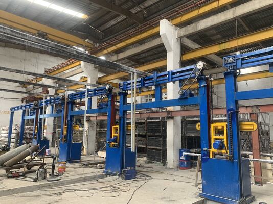 Καλή τιμή Ημιαυτόματη γραμμή ανωτισμού αλουμινίου χωρητικότητας 1200T/M με μήκος προφίλ 6500mm σε απευθείας σύνδεση