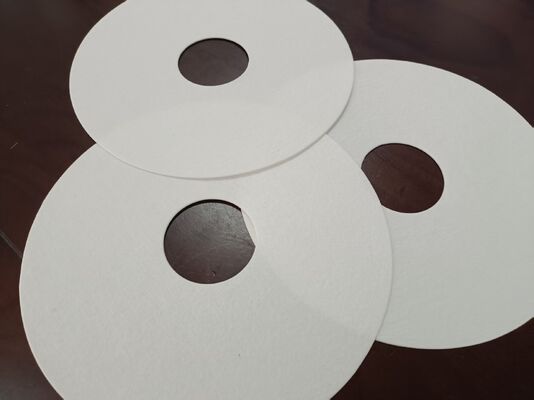 Καλή τιμή Acid-Resistant Stack Filter Ring Filter Paper with Center Hole for Anodizing Tank Customizable Outer Diameter Διαδικτυακά